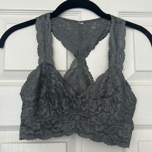 Free people racer back lace Bralette